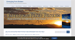 Desktop Screenshot of emergingfrombroken.com